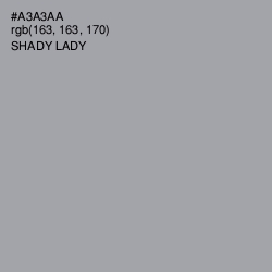 #A3A3AA - Shady Lady Color Image